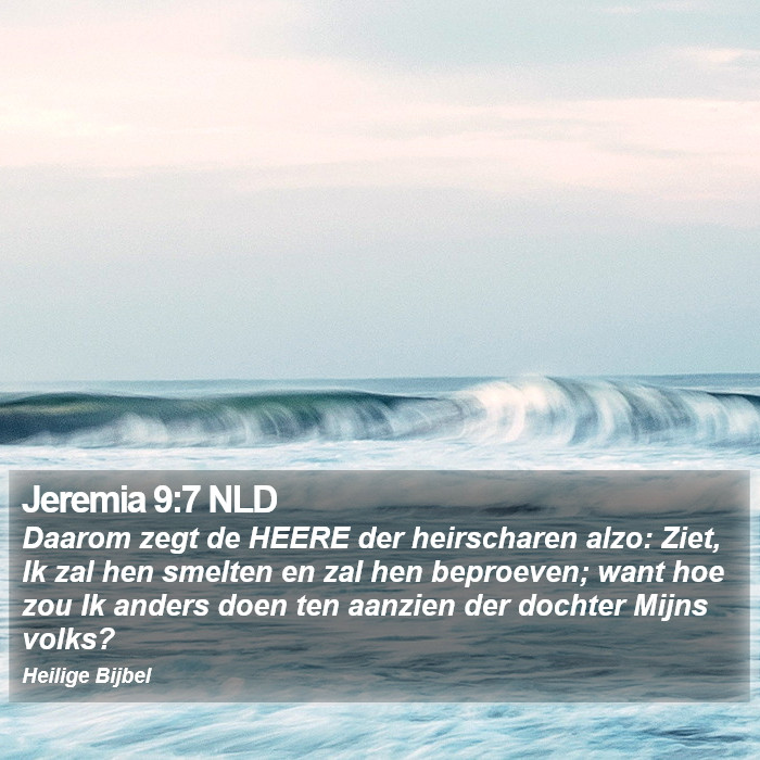 Jeremia 9:7 NLD Bible Study