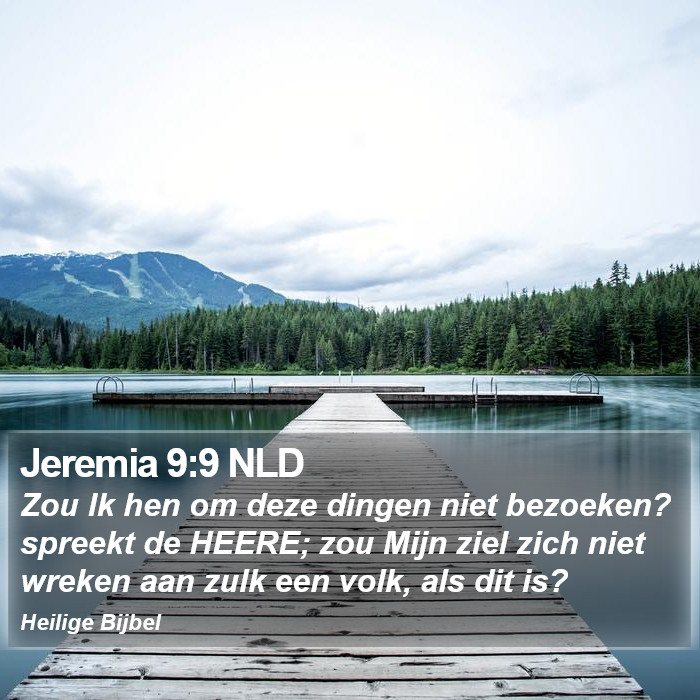 Jeremia 9:9 NLD Bible Study