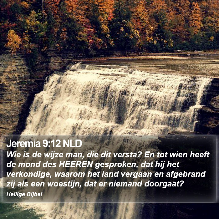 Jeremia 9:12 NLD Bible Study