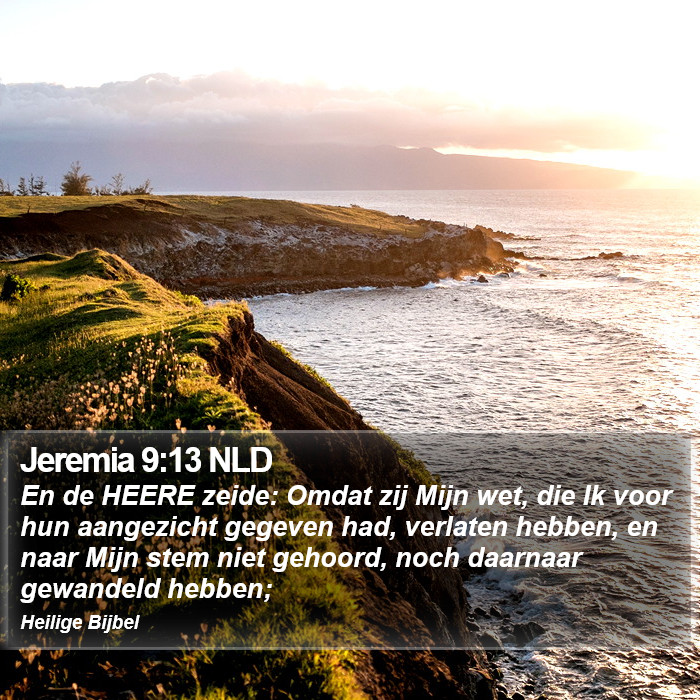 Jeremia 9:13 NLD Bible Study