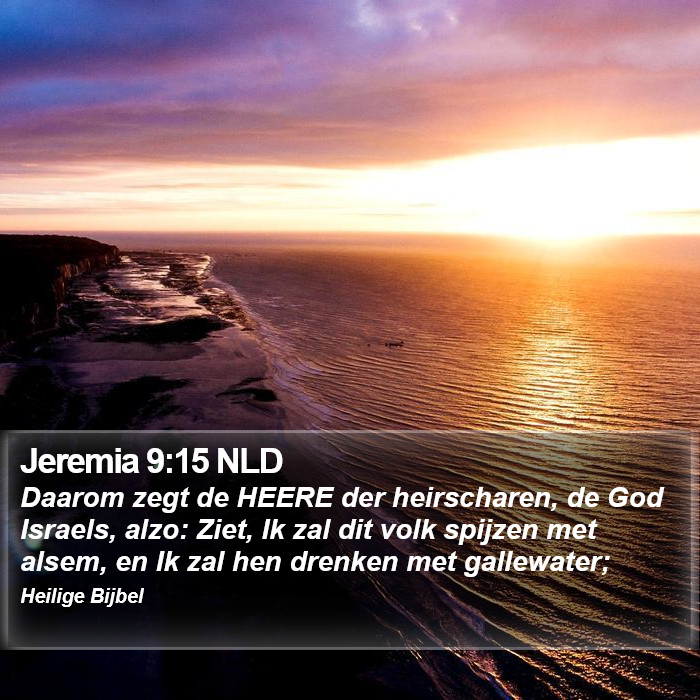 Jeremia 9:15 NLD Bible Study