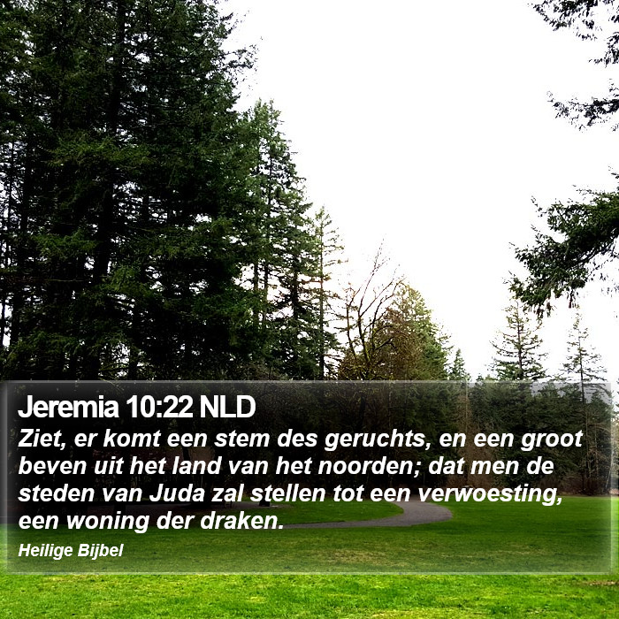 Jeremia 10:22 NLD Bible Study