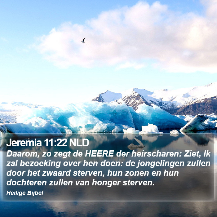 Jeremia 11:22 NLD Bible Study