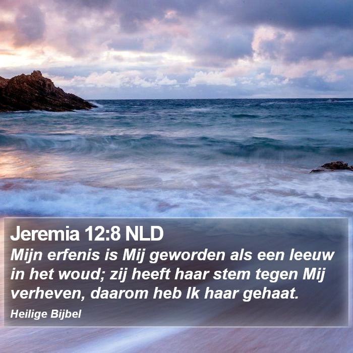 Jeremia 12:8 NLD Bible Study