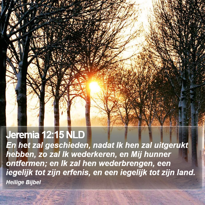 Jeremia 12:15 NLD Bible Study