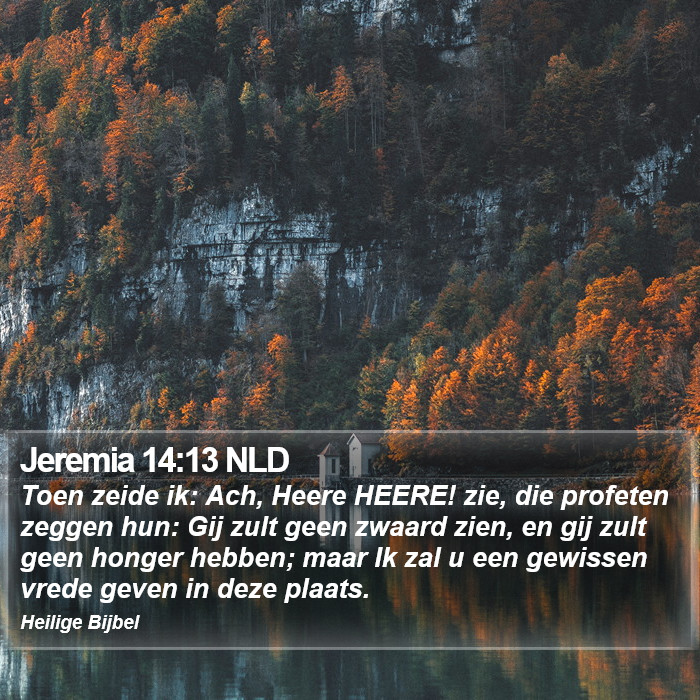 Jeremia 14:13 NLD Bible Study