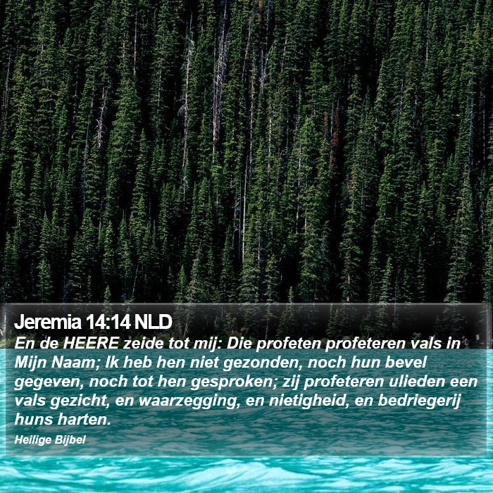 Jeremia 14:14 NLD Bible Study