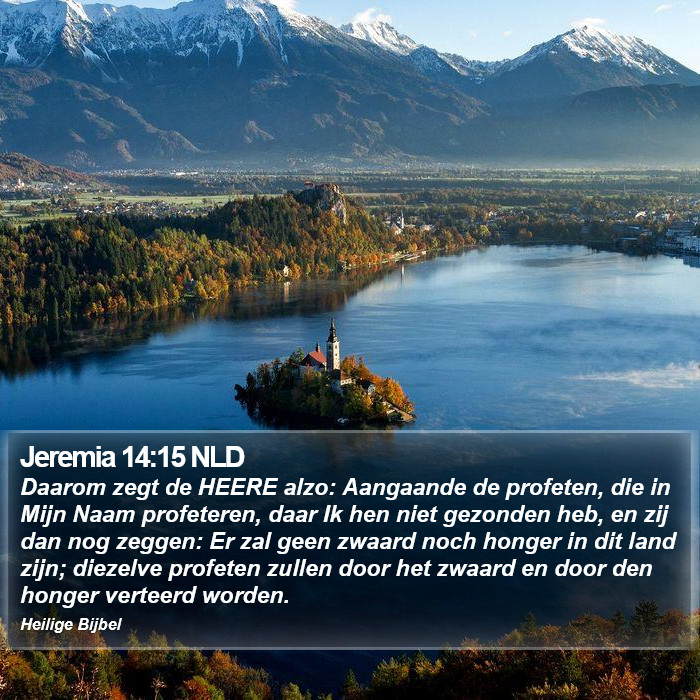 Jeremia 14:15 NLD Bible Study