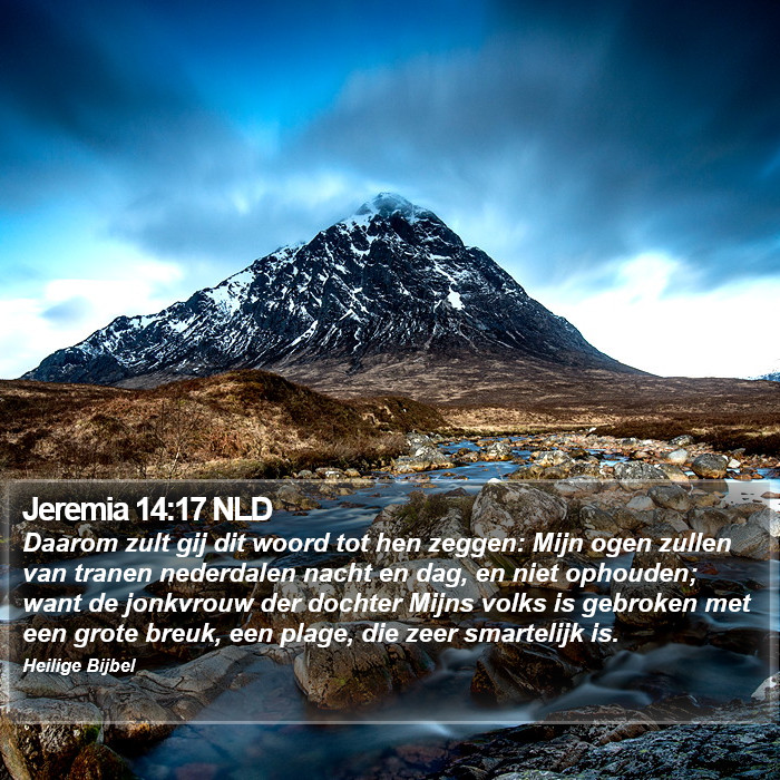 Jeremia 14:17 NLD Bible Study