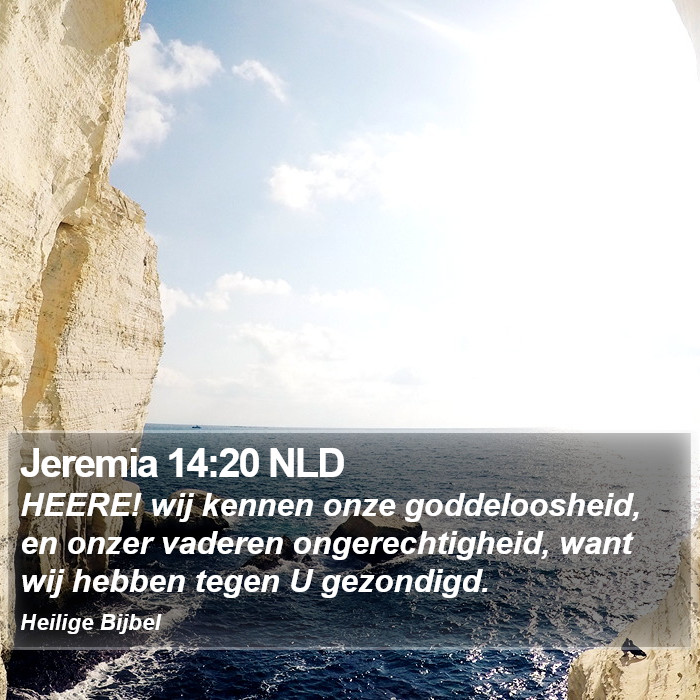 Jeremia 14:20 NLD Bible Study