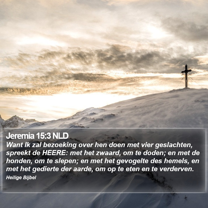 Jeremia 15:3 NLD Bible Study