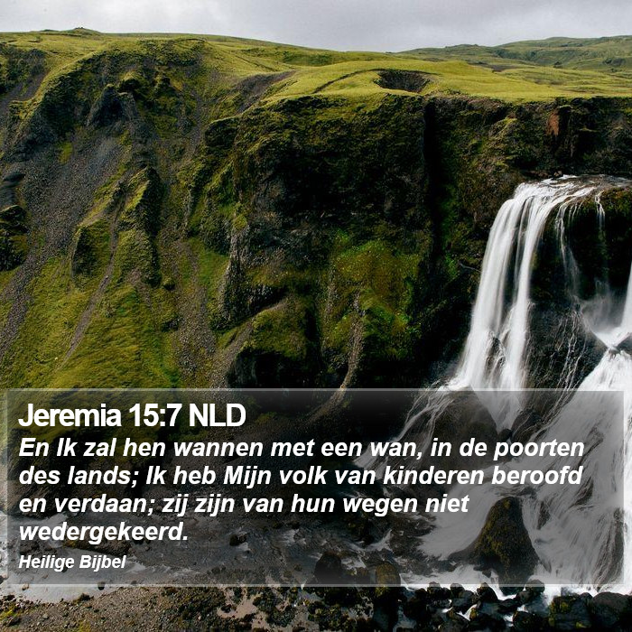 Jeremia 15:7 NLD Bible Study