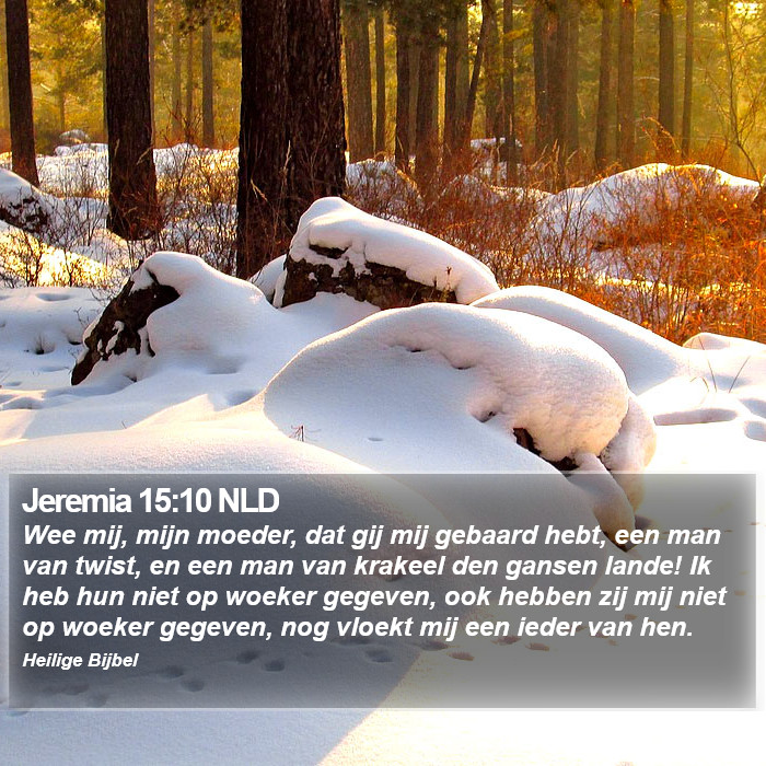 Jeremia 15:10 NLD Bible Study