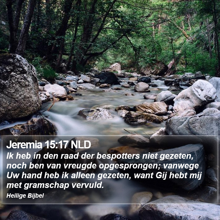 Jeremia 15:17 NLD Bible Study