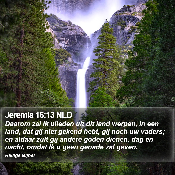 Jeremia 16:13 NLD Bible Study