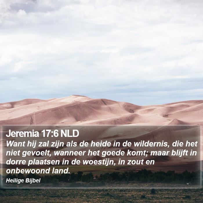 Jeremia 17:6 NLD Bible Study
