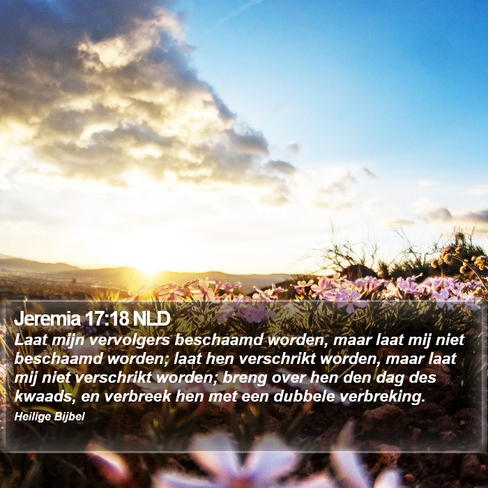 Jeremia 17:18 NLD Bible Study