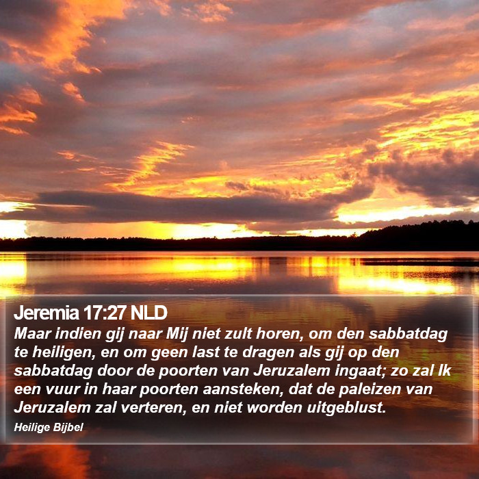 Jeremia 17:27 NLD Bible Study