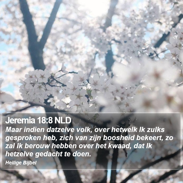 Jeremia 18:8 NLD Bible Study