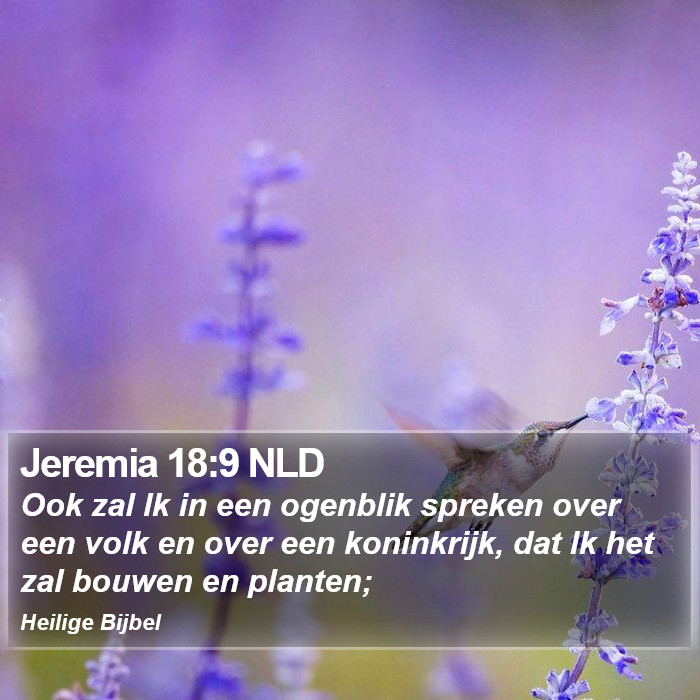 Jeremia 18:9 NLD Bible Study