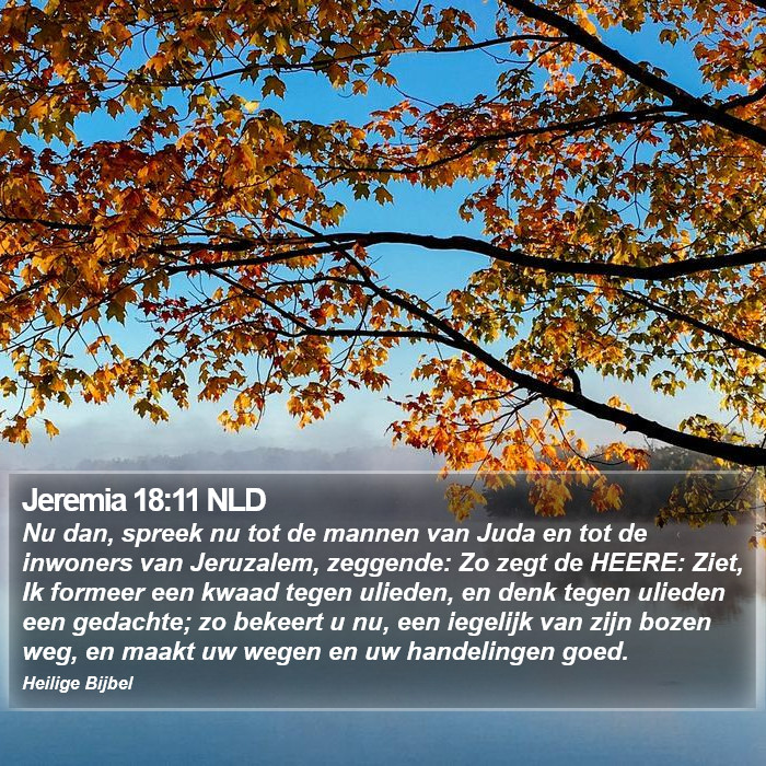 Jeremia 18:11 NLD Bible Study