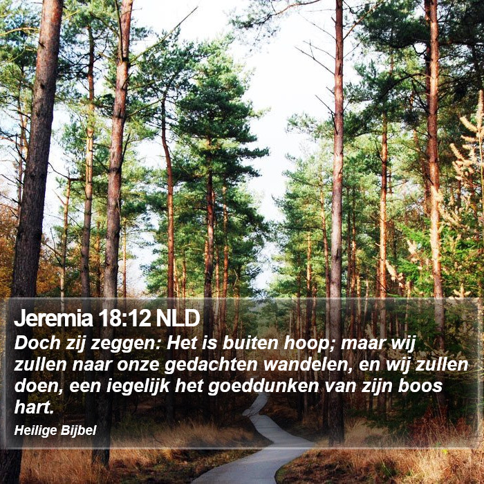 Jeremia 18:12 NLD Bible Study