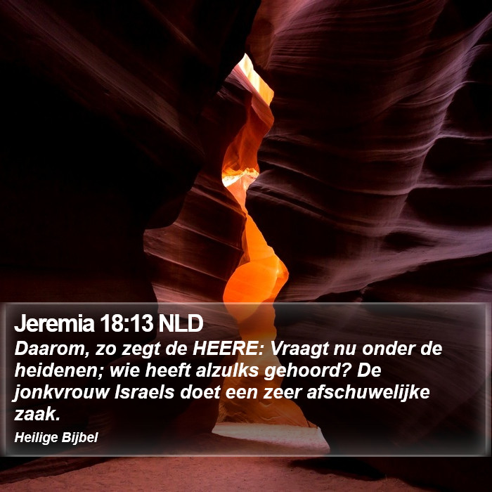 Jeremia 18:13 NLD Bible Study