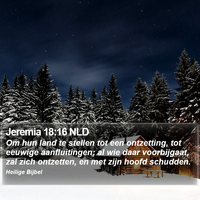 Jeremia 18:16 NLD Bible Study