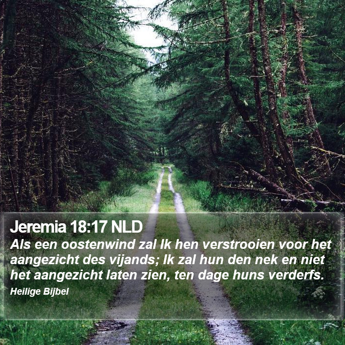 Jeremia 18:17 NLD Bible Study
