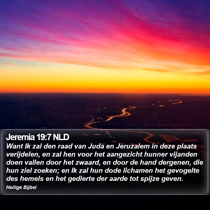 Jeremia 19:7 NLD Bible Study