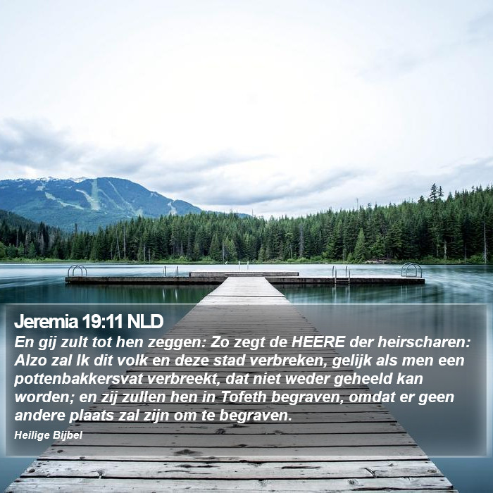 Jeremia 19:11 NLD Bible Study