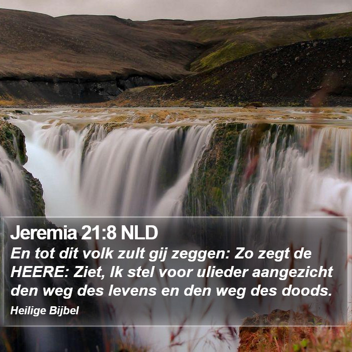 Jeremia 21:8 NLD Bible Study