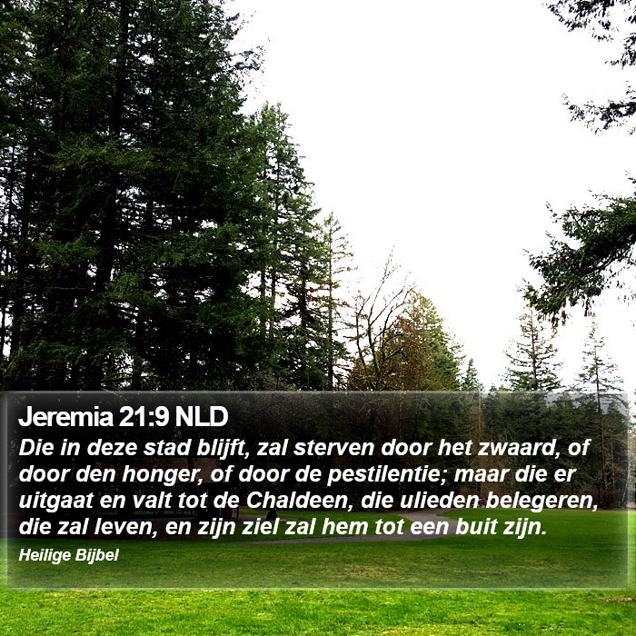 Jeremia 21:9 NLD Bible Study