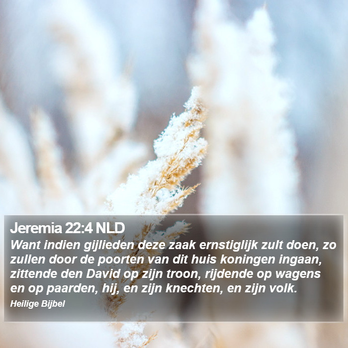 Jeremia 22:4 NLD Bible Study