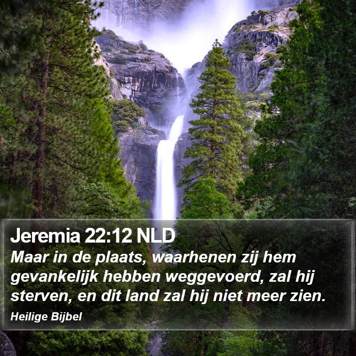 Jeremia 22:12 NLD Bible Study