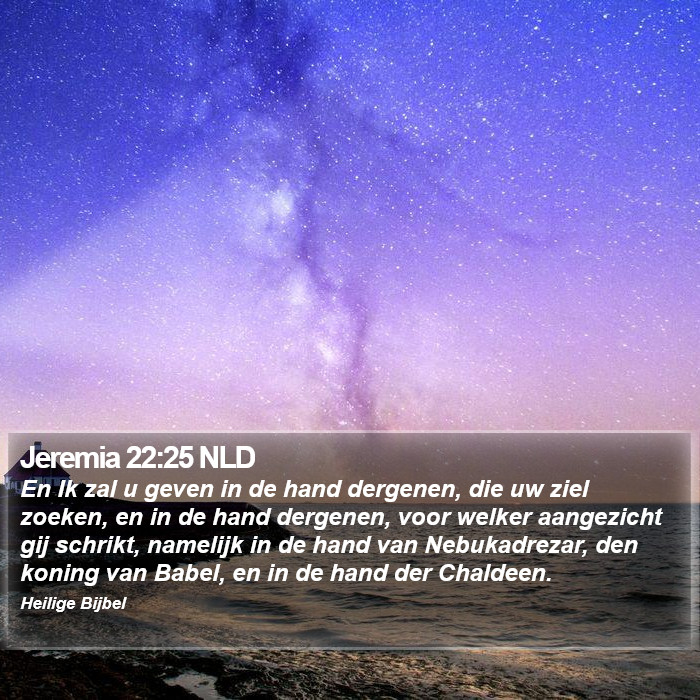 Jeremia 22:25 NLD Bible Study