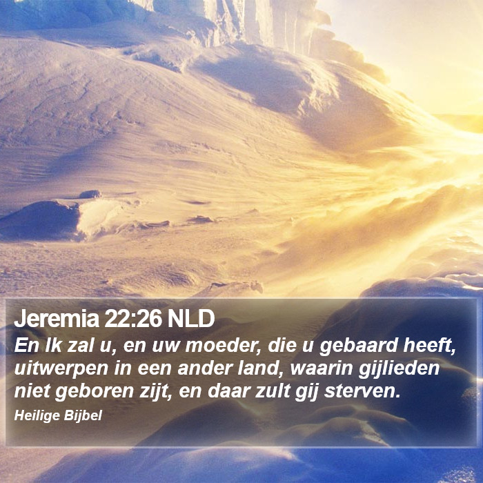 Jeremia 22:26 NLD Bible Study