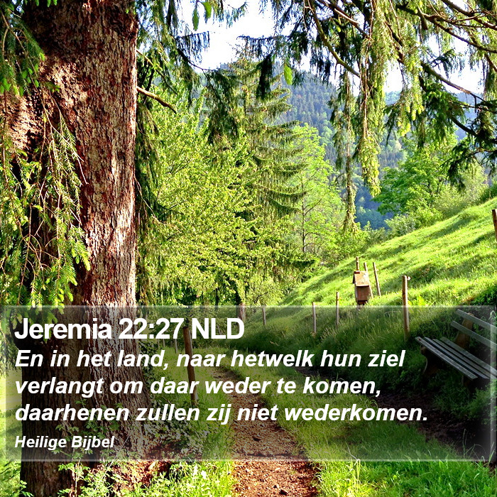 Jeremia 22:27 NLD Bible Study