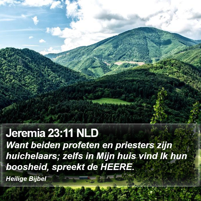 Jeremia 23:11 NLD Bible Study