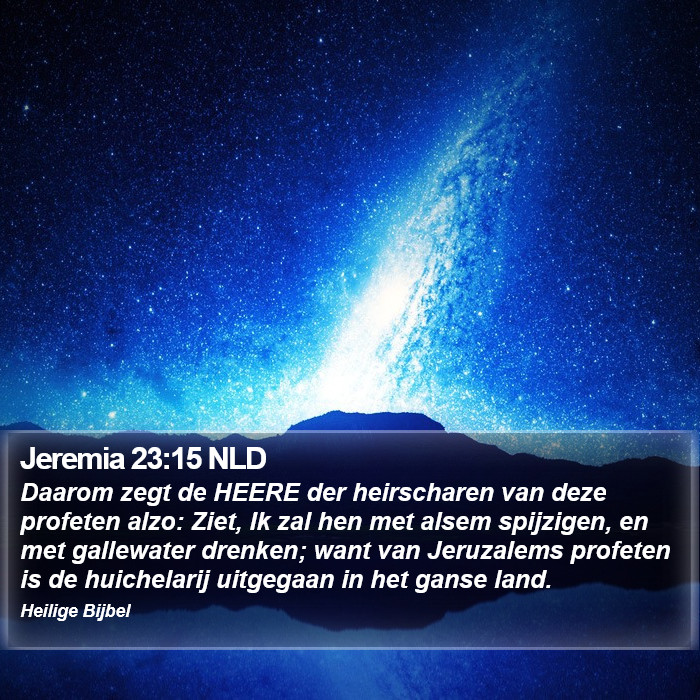 Jeremia 23:15 NLD Bible Study