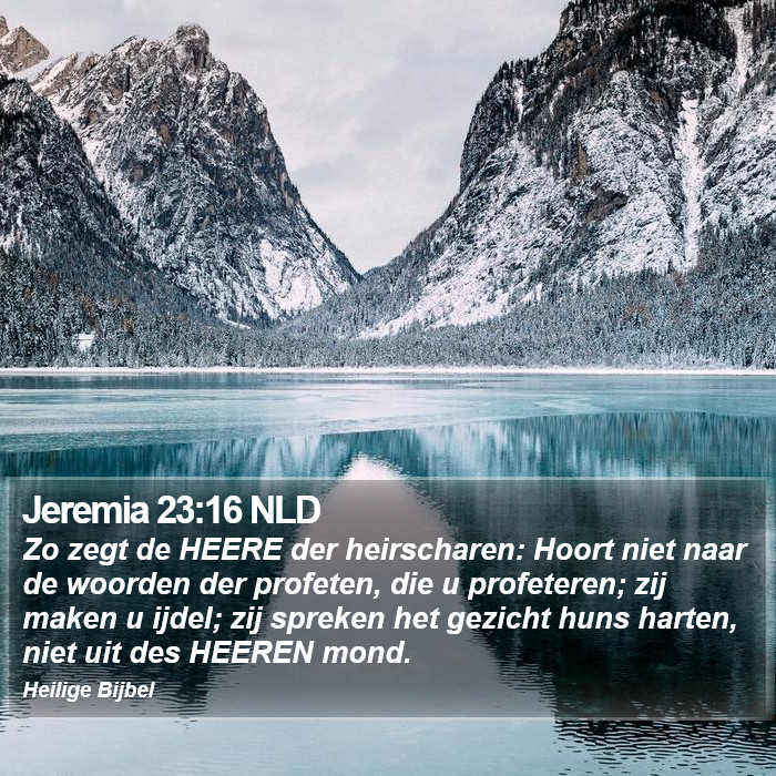 Jeremia 23:16 NLD Bible Study