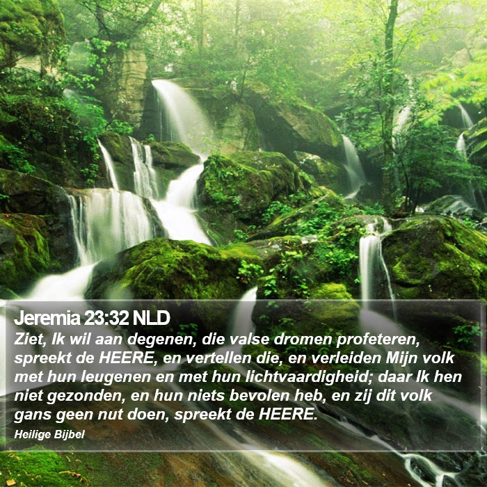 Jeremia 23:32 NLD Bible Study