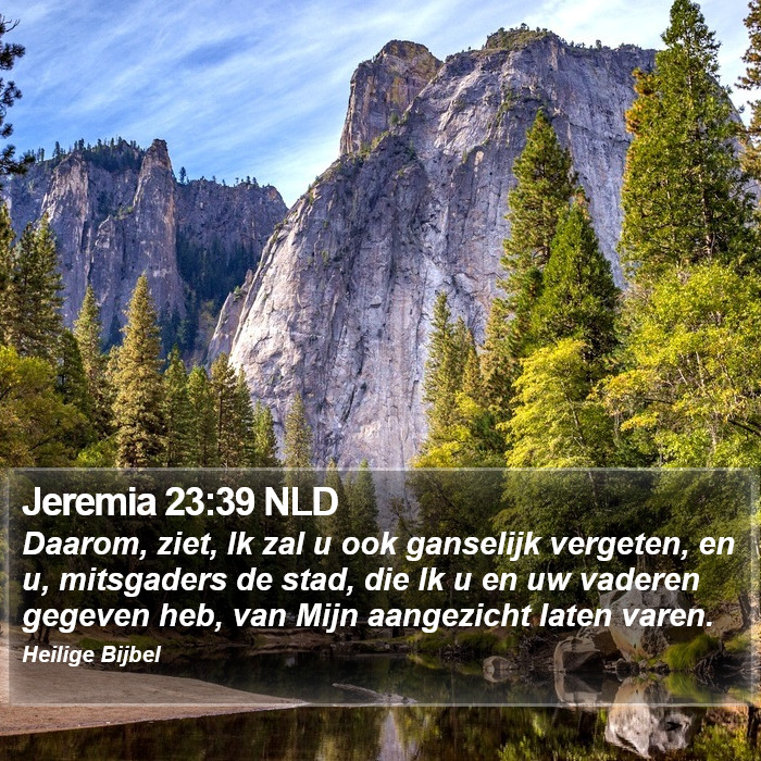 Jeremia 23:39 NLD Bible Study