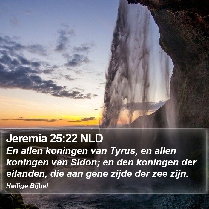 Jeremia 25:22 NLD Bible Study
