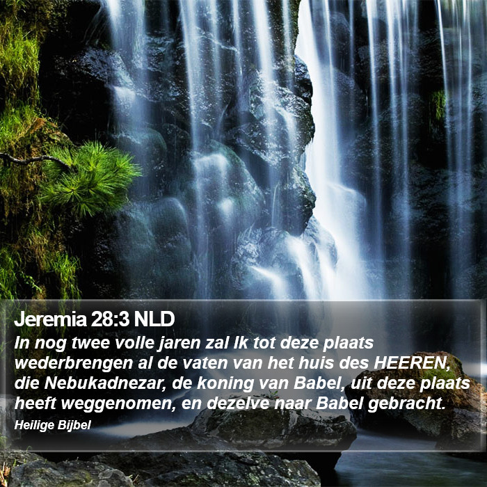 Jeremia 28:3 NLD Bible Study