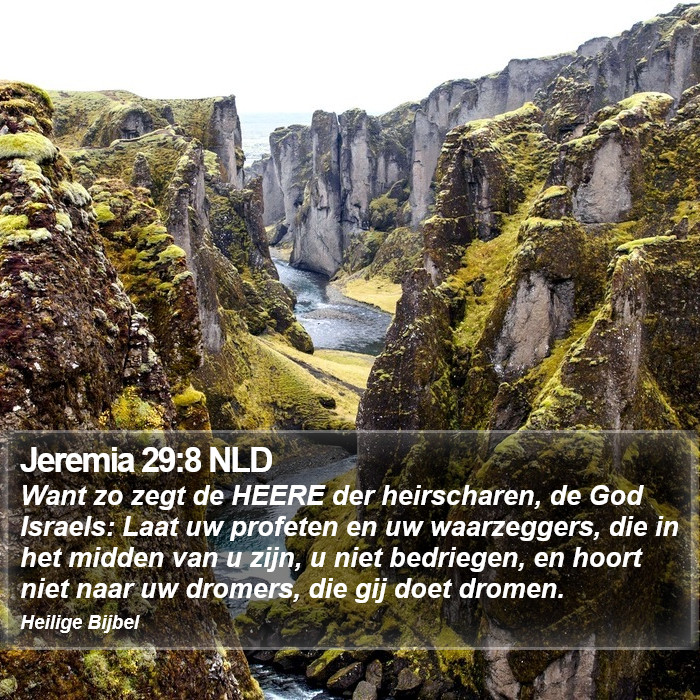 Jeremia 29:8 NLD Bible Study