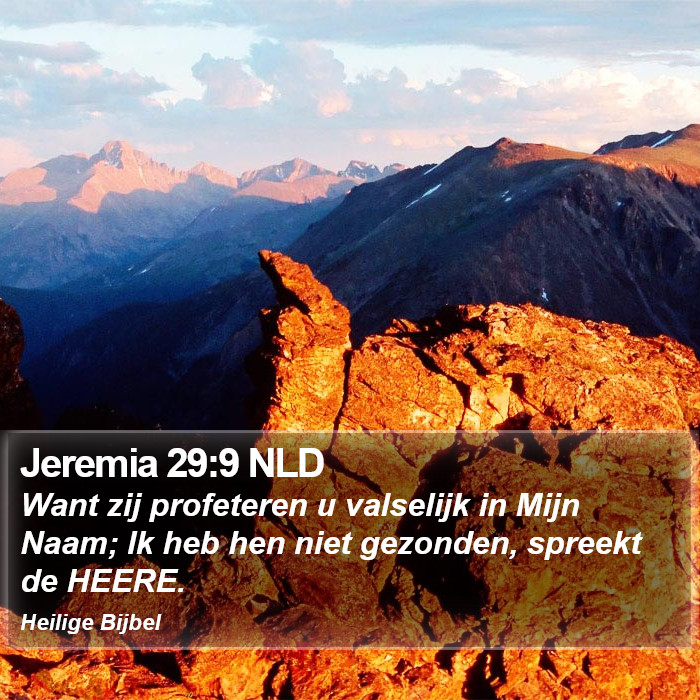 Jeremia 29:9 NLD Bible Study