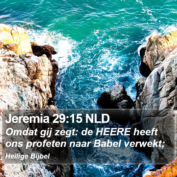 Jeremia 29:15 NLD Bible Study