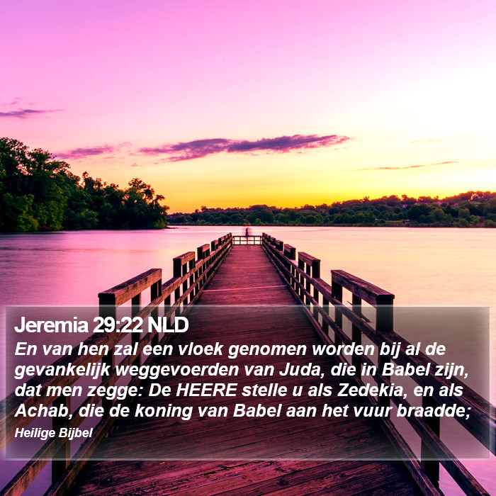 Jeremia 29:22 NLD Bible Study