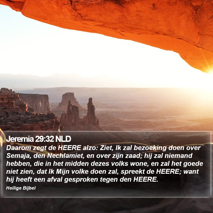 Jeremia 29:32 NLD Bible Study